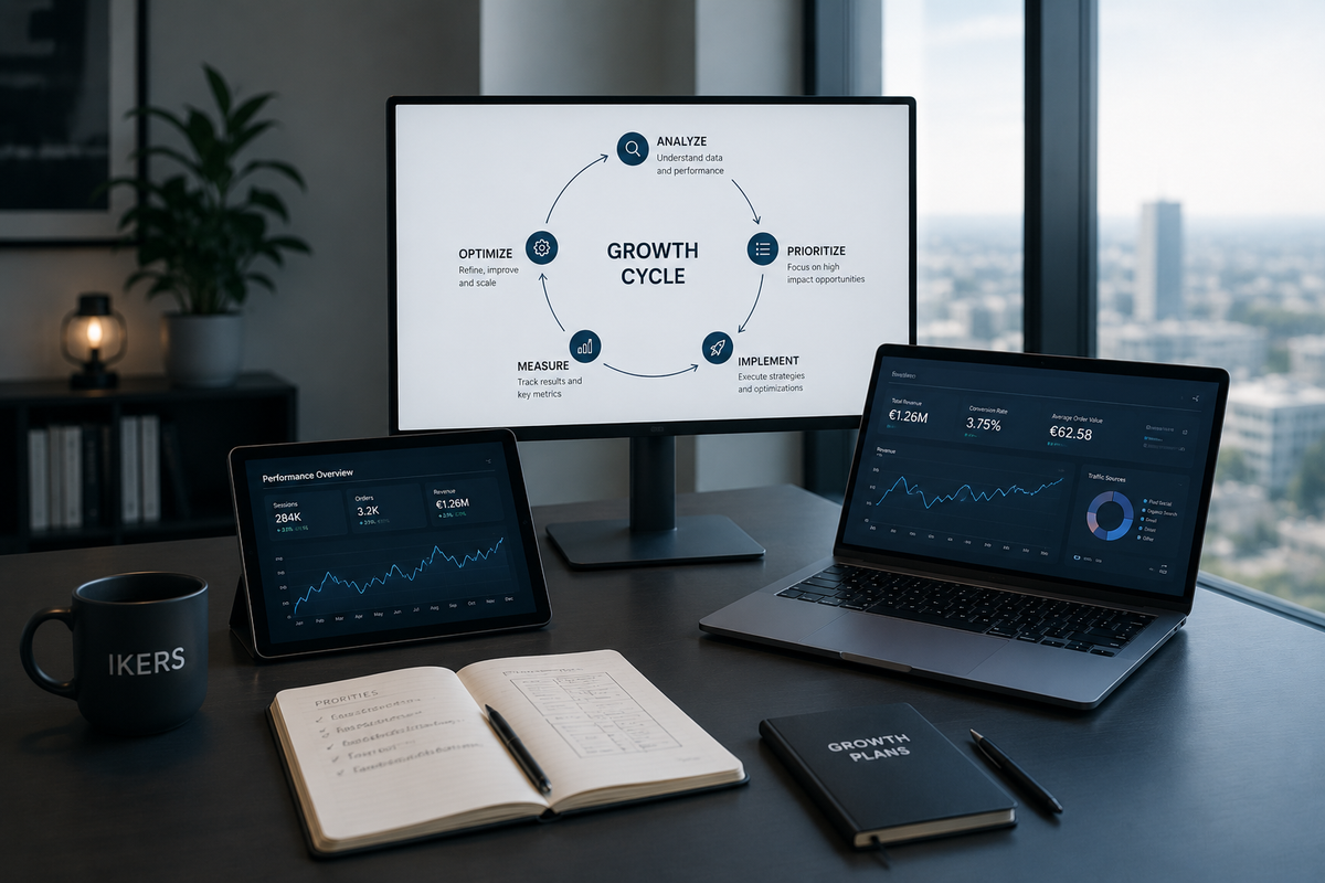 Ecommerce growth strategy and continuous optimization | IKERS