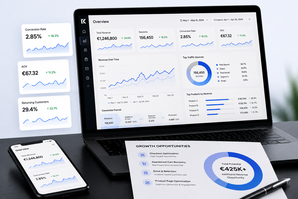 Ecommerce growth strategy and performance analytics | IKERS